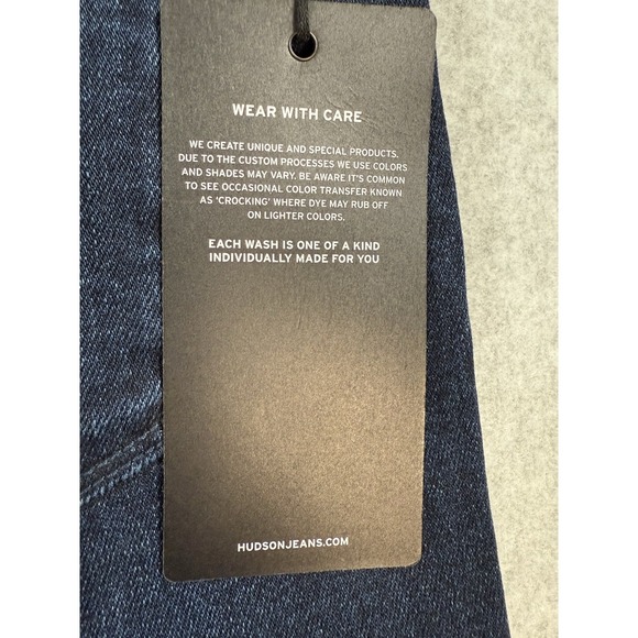 Hudson Jeans Womens Size 14 Bootcut Dark Wash Stretch Denim NWT 36 X 29 Short - Picture 12 of 17